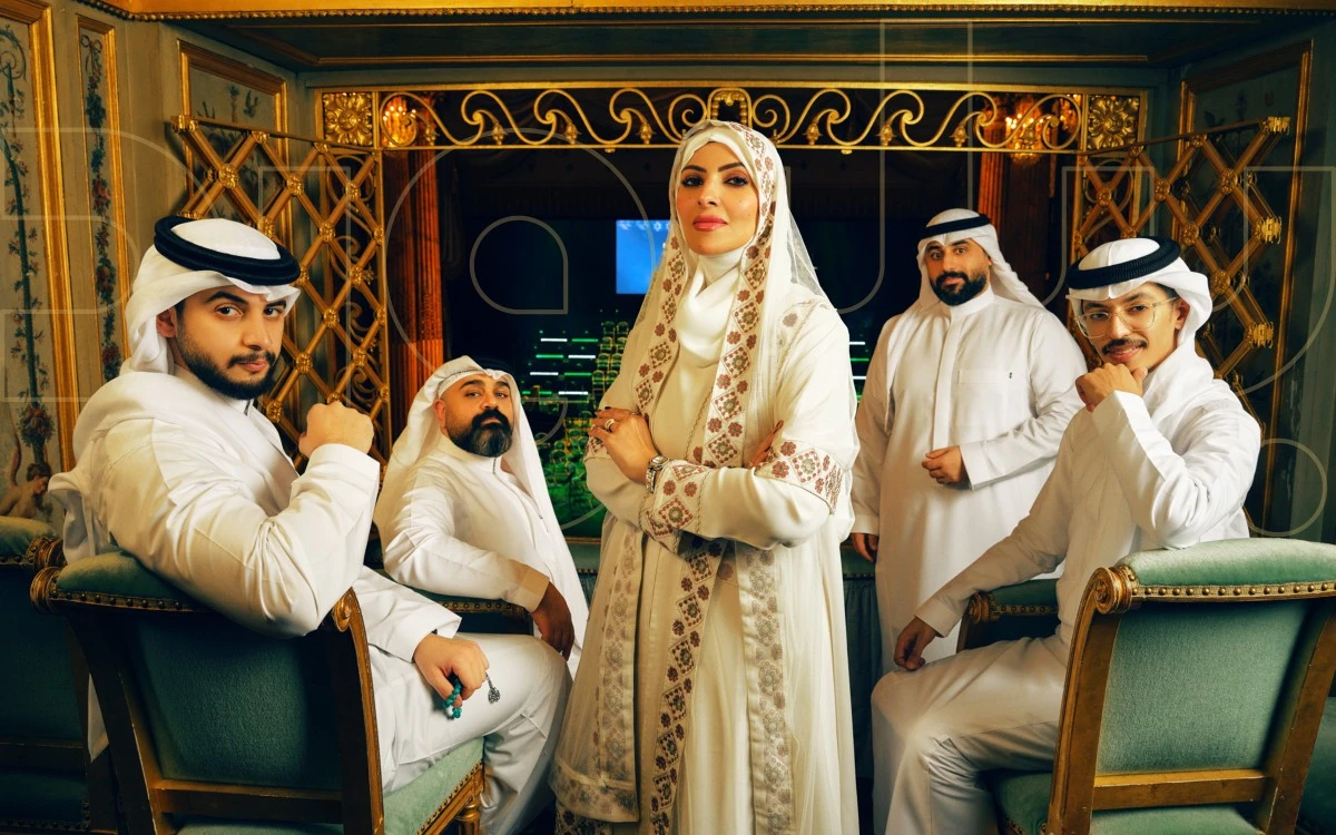 أفراد من الأوركسترا والكورال السعودي