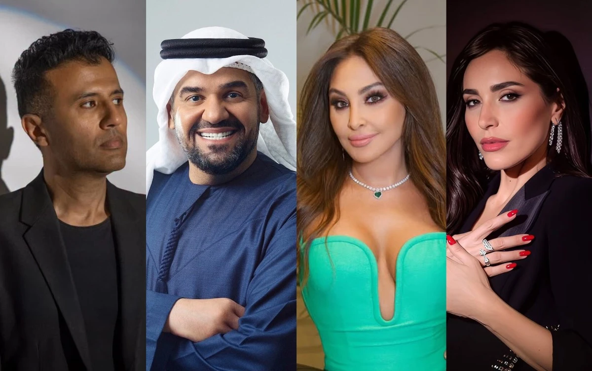 عبير نعمة - إليسا - حسين الجسمي - حمزة نمرة