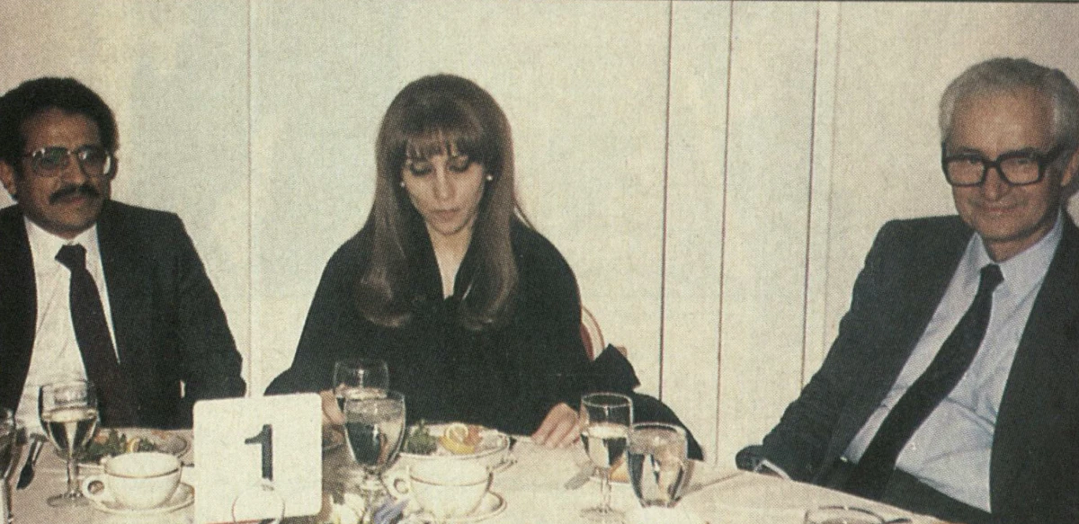 فيروز في مأدبة الغداء في نيويورك - 1987 (الحوادث)